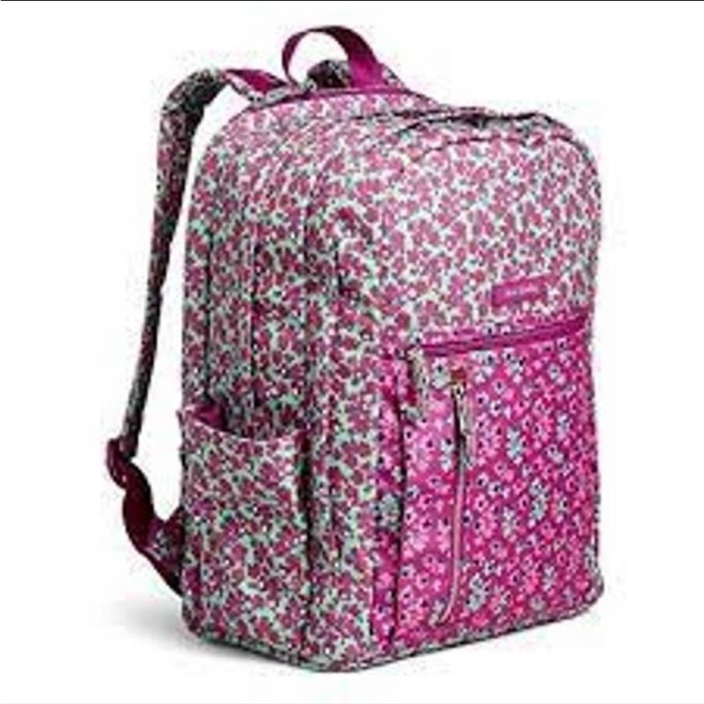 Vera Bradley Ditzy Dot backpack and matching lunchbox. Like new. No flaws.